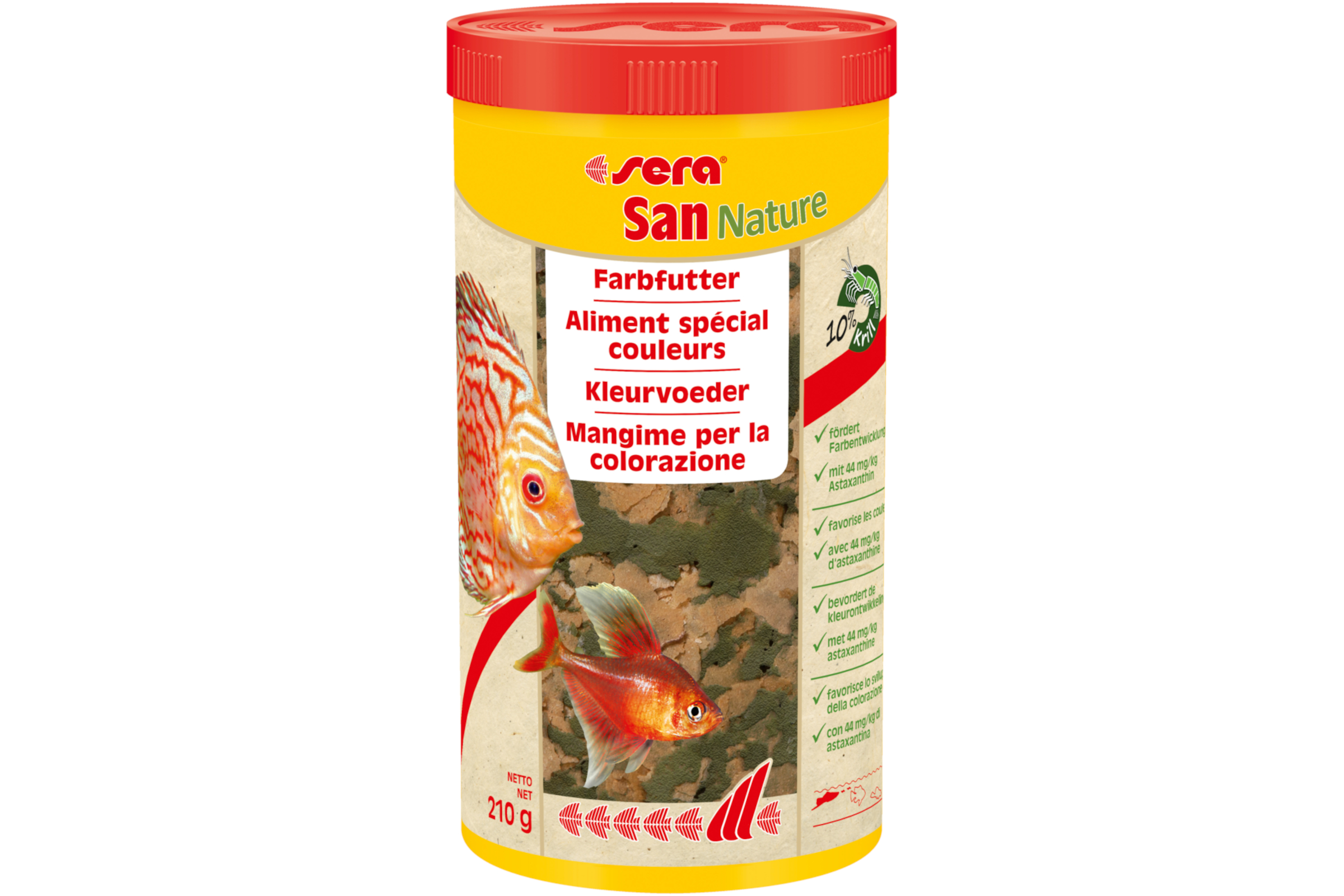 Sera San Color, Hauptfutter-Flocken, 1.000 ml